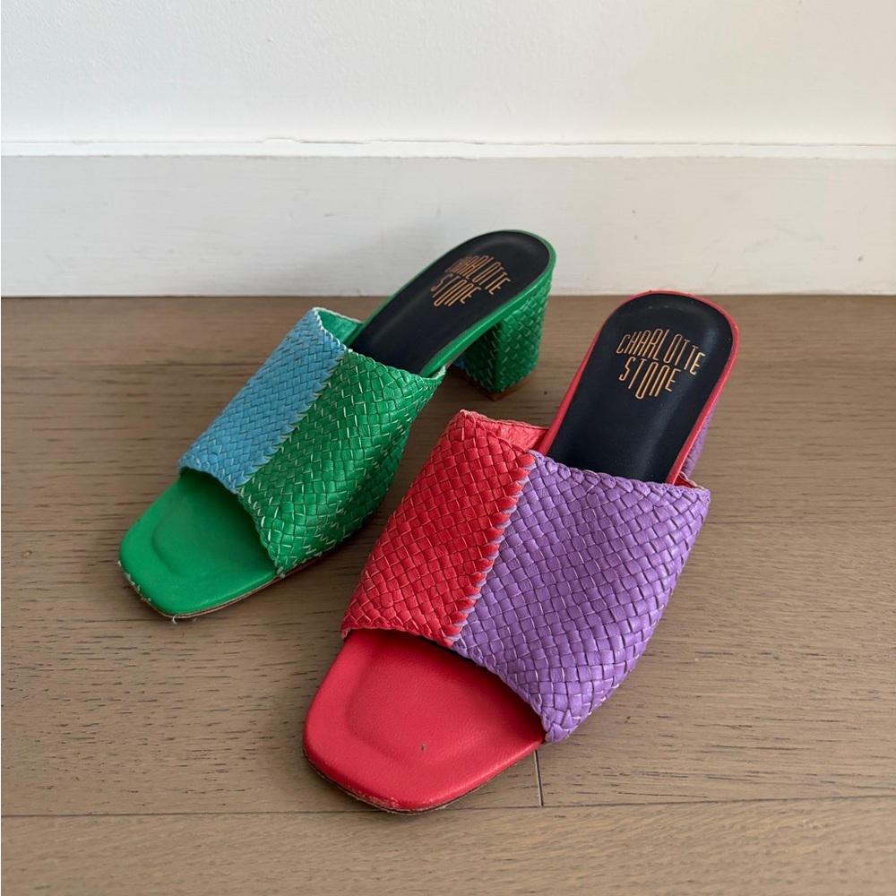 Charlotte Stone Multicolor Lenu high heel  sandals in Tropical